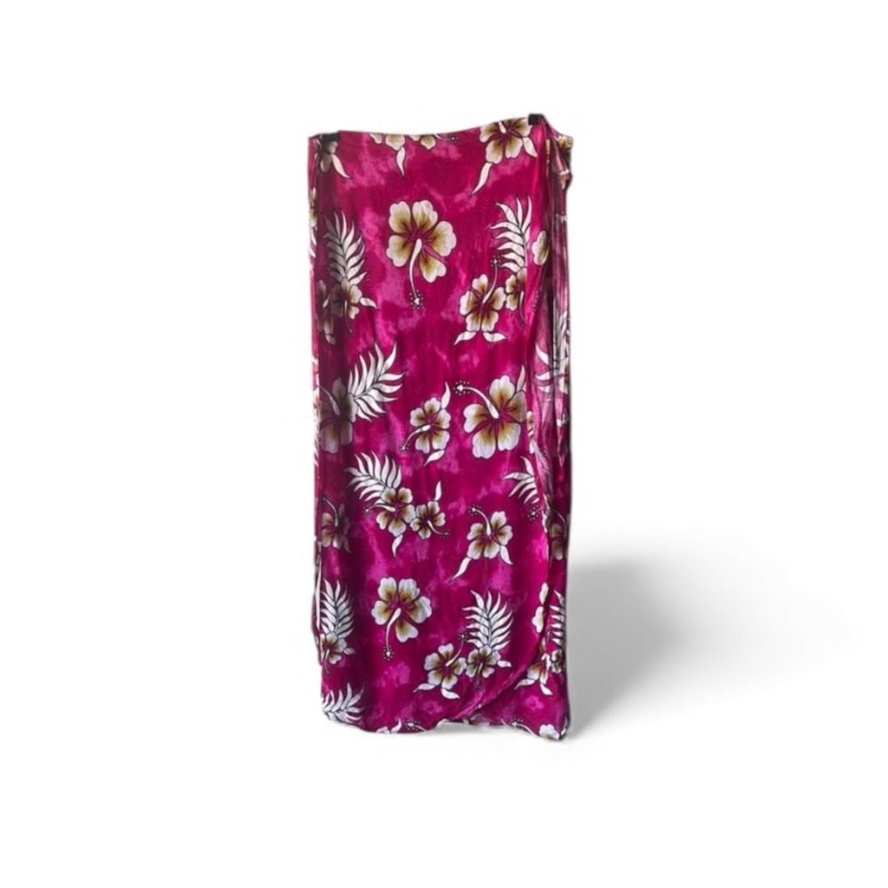 Magic Pink and Yellow Sarong Swimwear